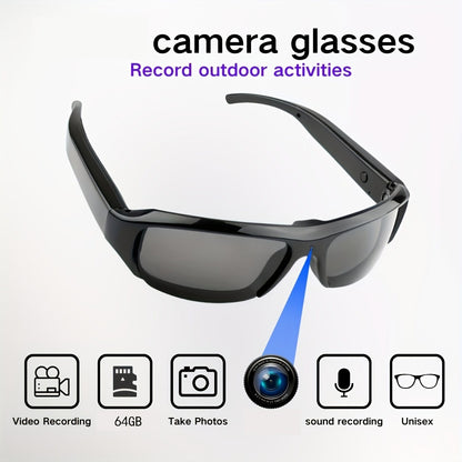 HD VisionCam™ Smart Glasses – 1080p Hidden Camera Eyewear for Outdoor Adventures & Hands-Free Recording
